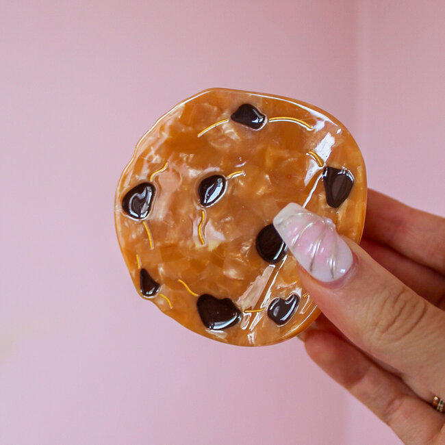 Chocolate Chip Cookie Hair Clip