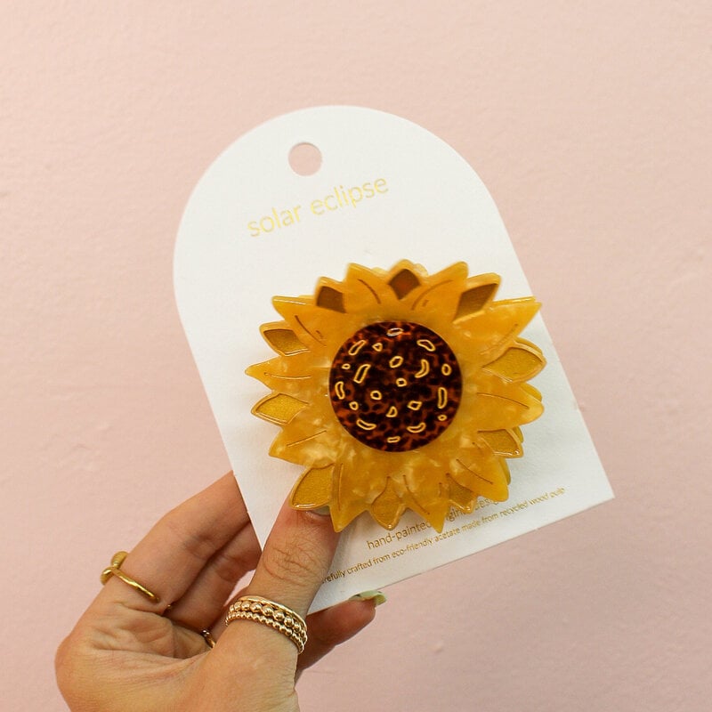 Sunflower Claw Clip