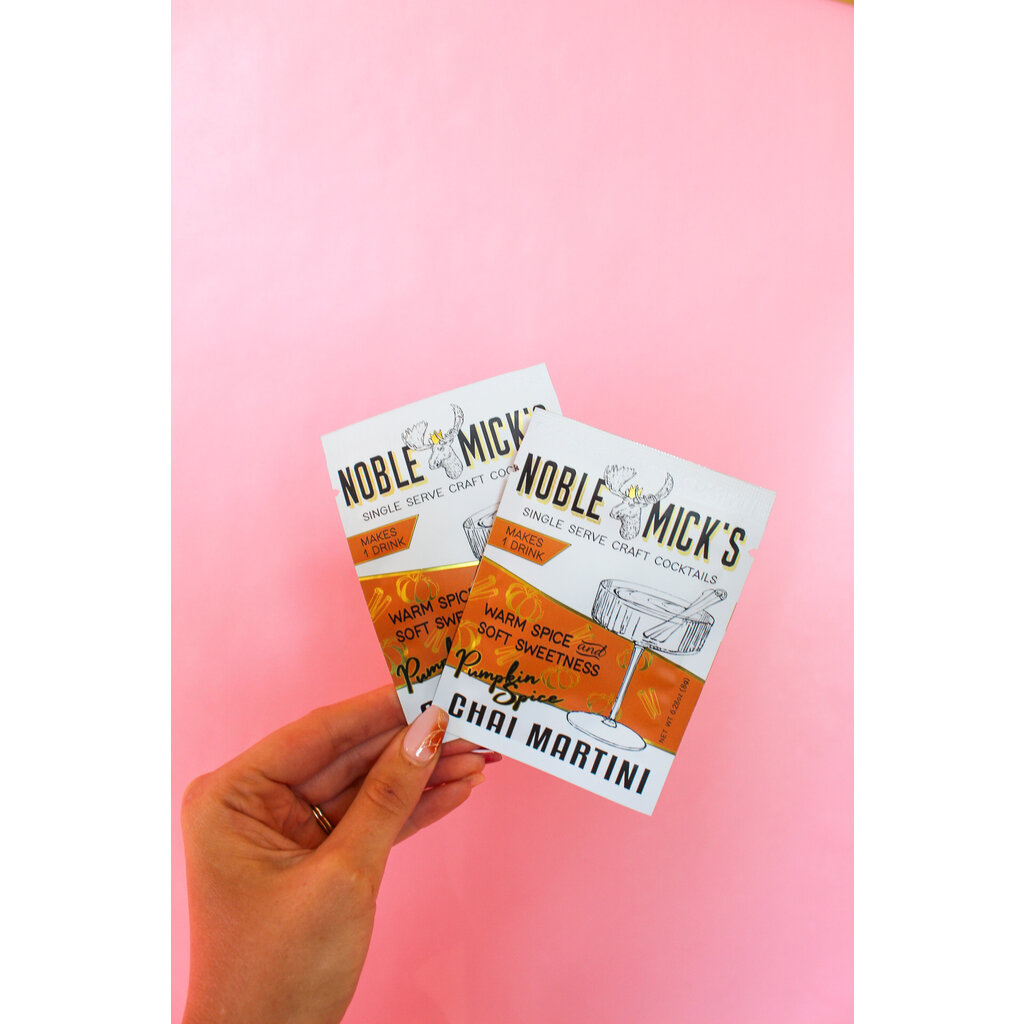 Noble Mick's Pumpkin Spice Chai Martini - Single Serve Craft Cocktails