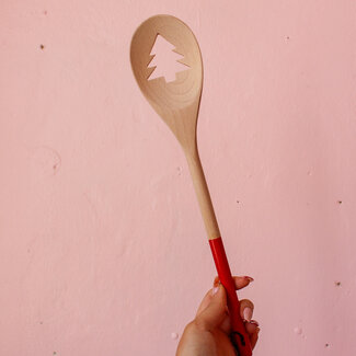 Red Tree Acacia Wood Spoon