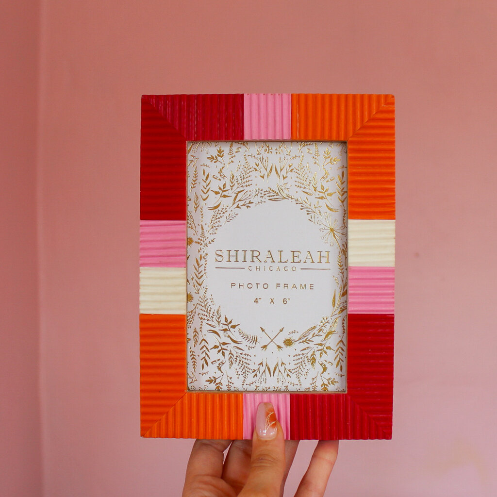 Viva 4" X 6" Color Blocked Picture Frame