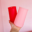 Set of 2 Stegg Silicone Unbreakable Highball Glasses in Cherry & Blush