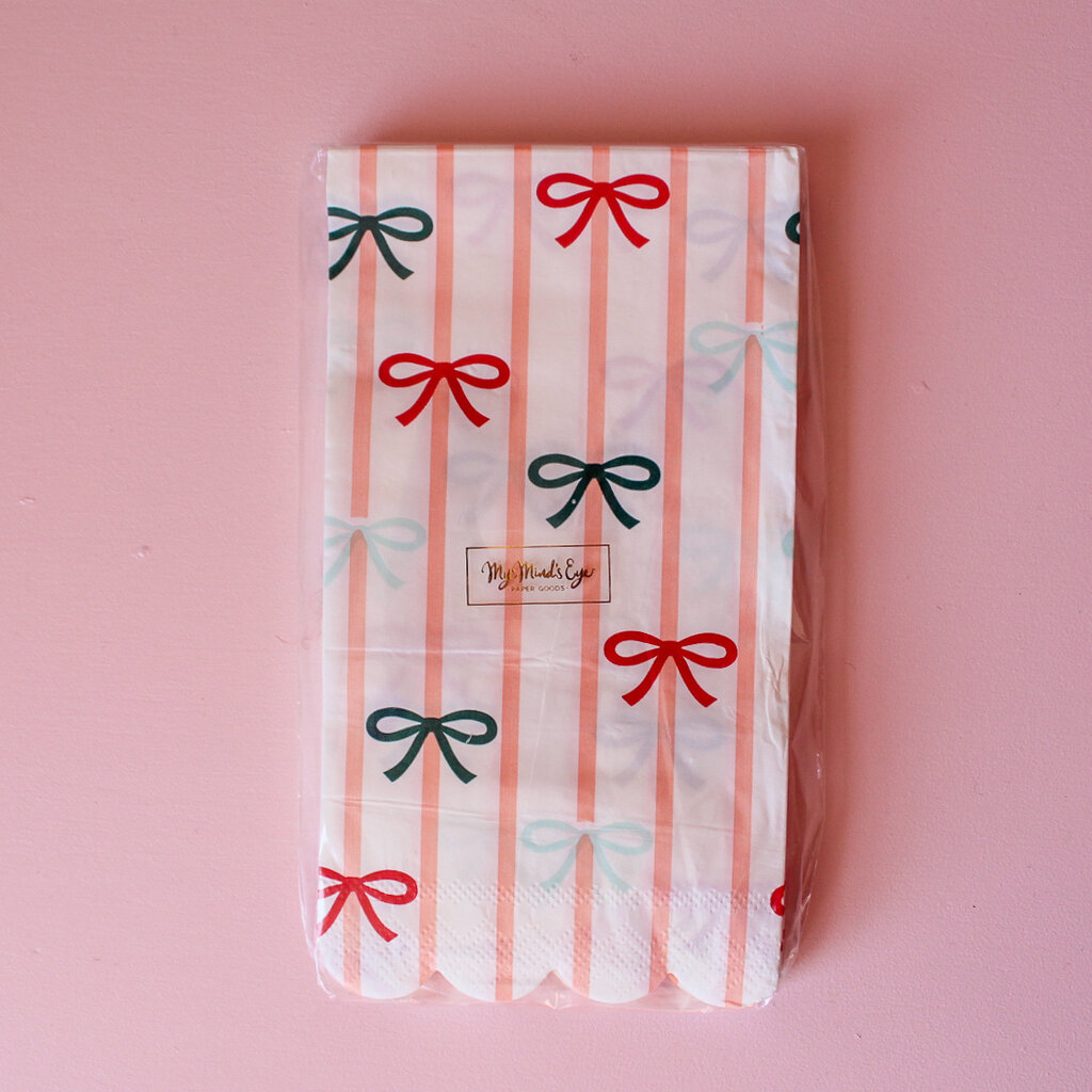 My Mind's Eye Bows and Stripes Napkins