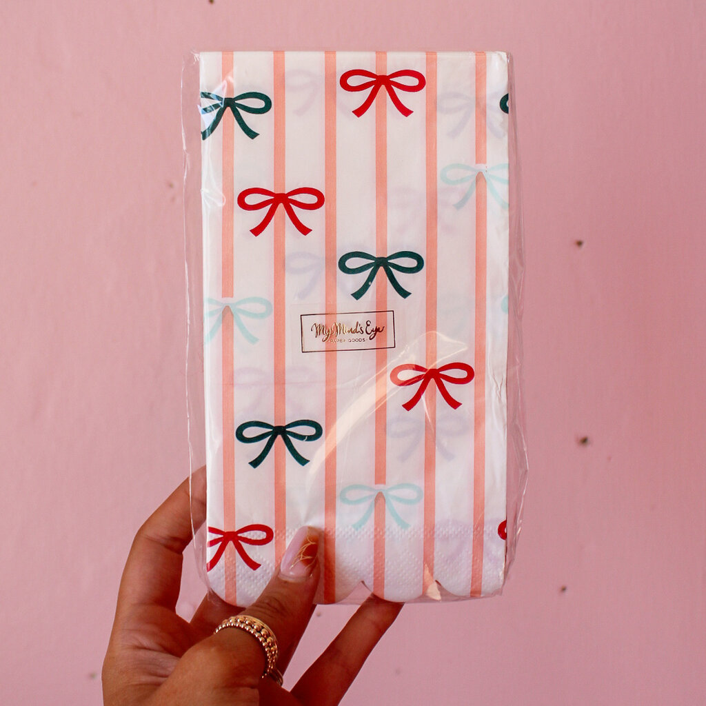 My Mind's Eye Bows and Stripes Napkins