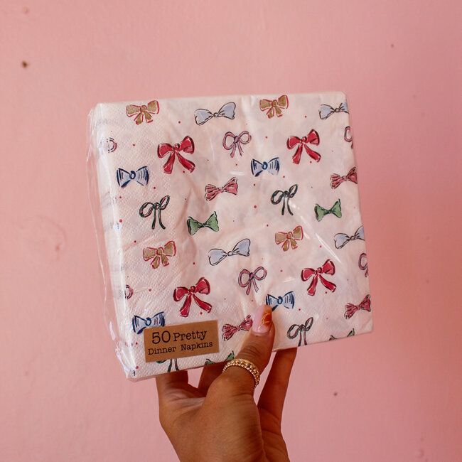Bows Paper Napkin Pack
