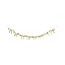 Gold Glitter Bow Banner