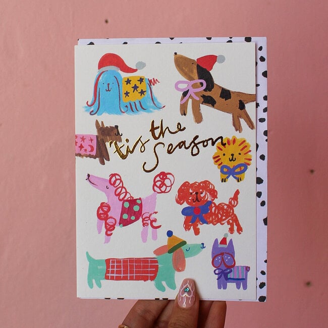 Tis the Season Dogs Cards