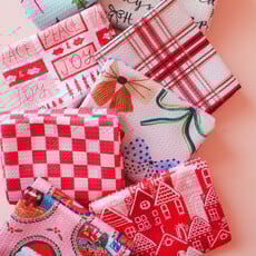 Holiday Checkers Geometry Towel