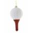Golf Ball on Tee Ornament