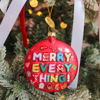 Merry Everything Red Ornament