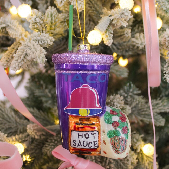 Fast Food Taco Ornament