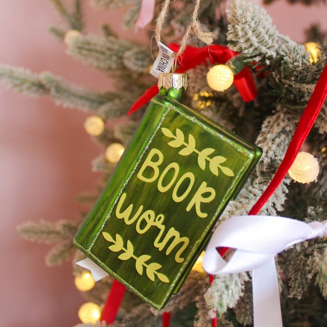 Book Worm Ornament