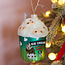 Chocolate Chip Cookie Dough Ice Cream Ornament