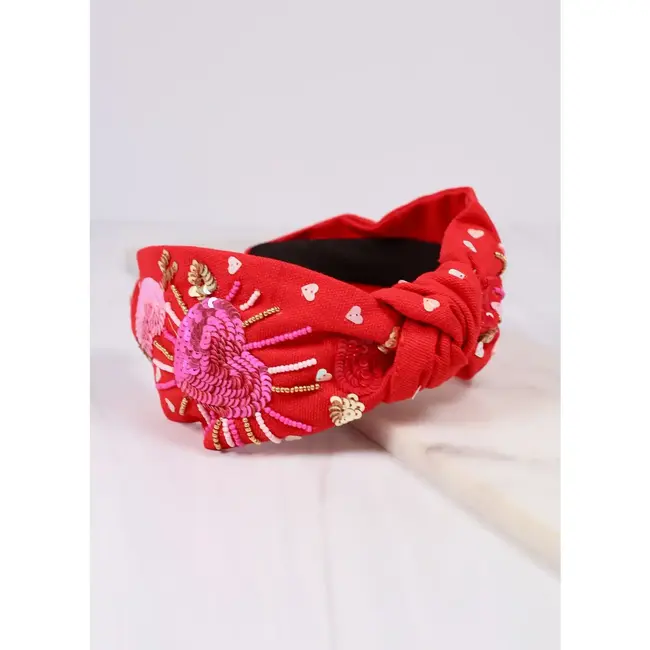 Bursting with Love Red Headband