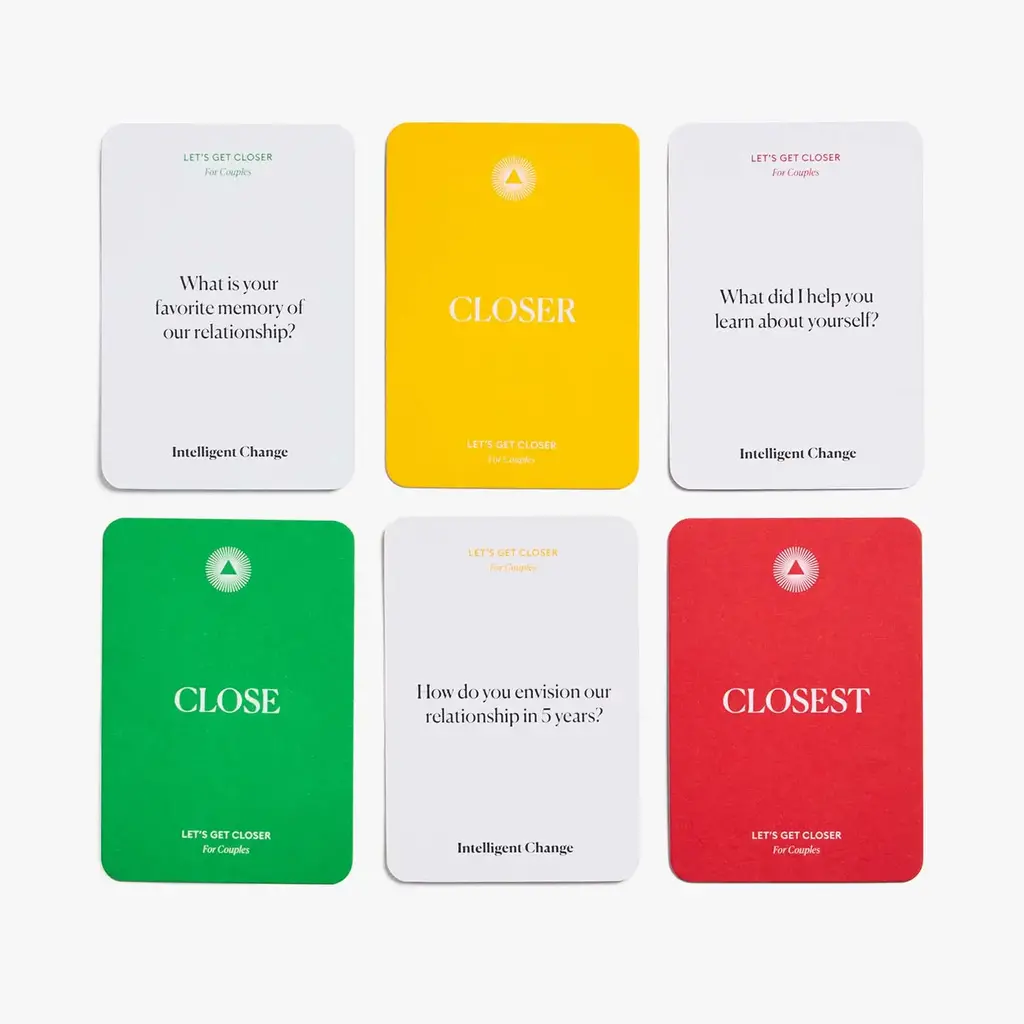 Intelligent Change Get Closer Couples Edition - Relationship Question Card Game