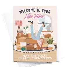 Welcome to Your New Home Card