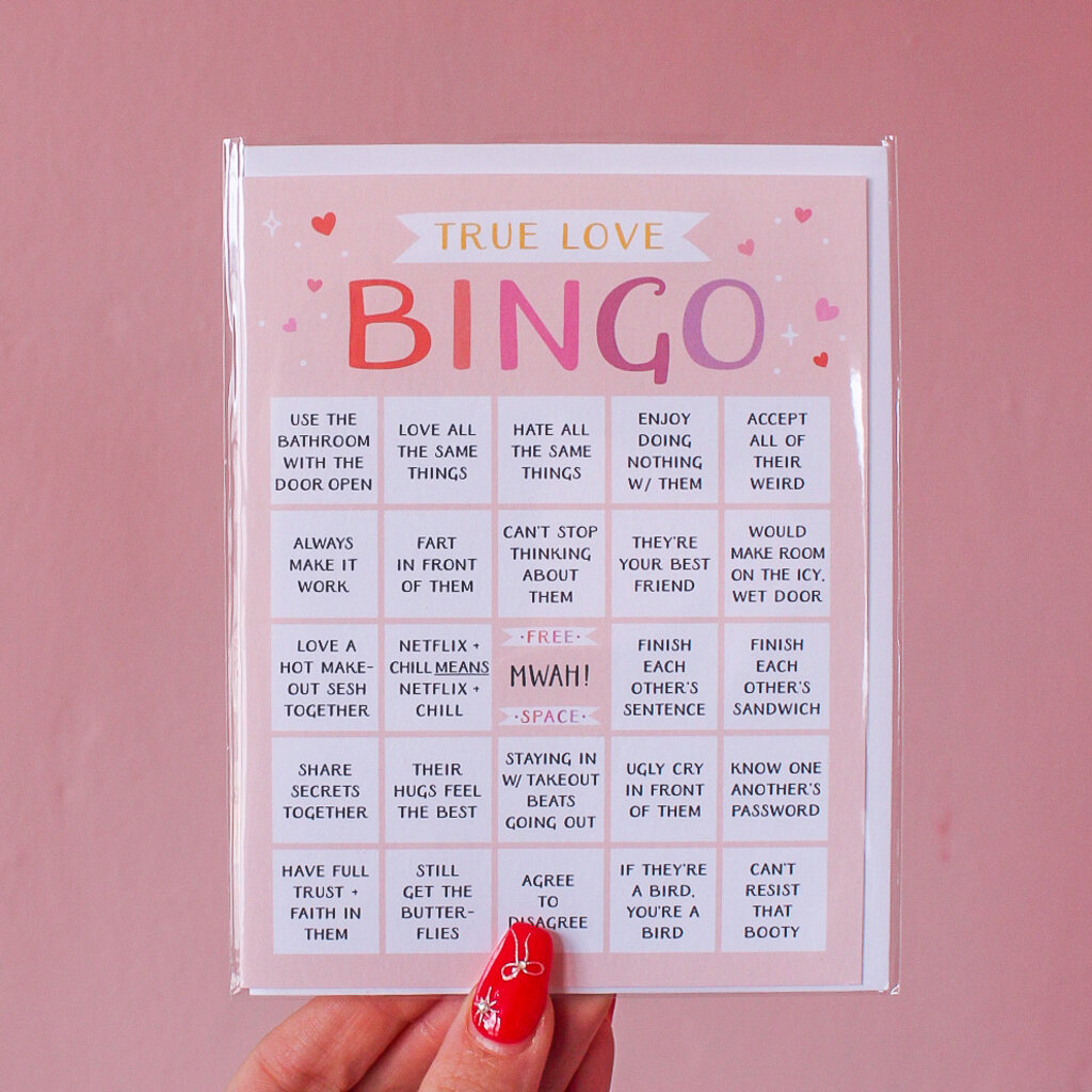 True Love Bingo Card