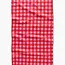 Cherry Gingham Geometry Towel