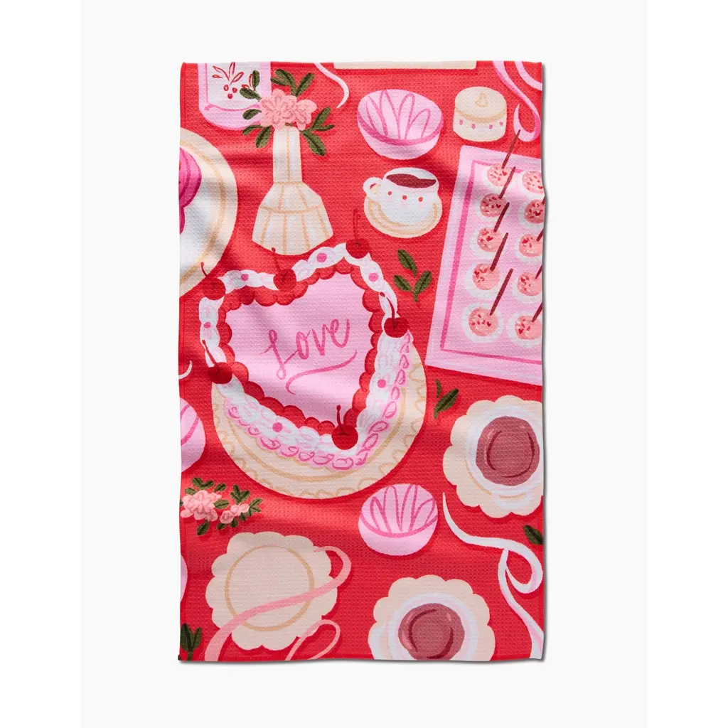 Food of Love Geometry Towel