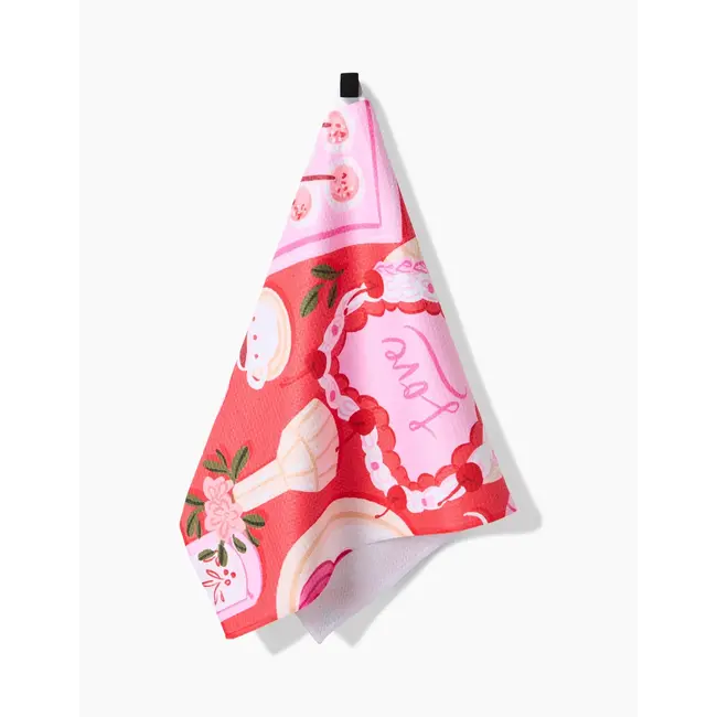 Food of Love Geometry Towel
