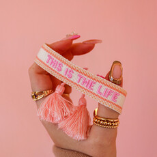 This is the Life Embroidered Bracelet