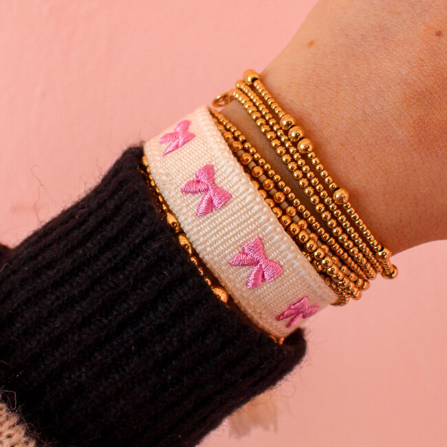 Bows Embroidered Bracelet