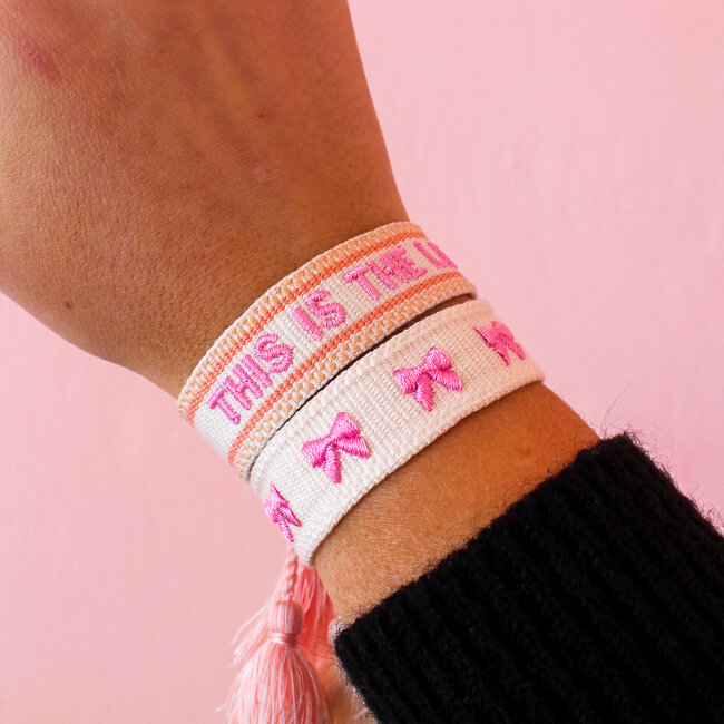 Bows Embroidered Bracelet