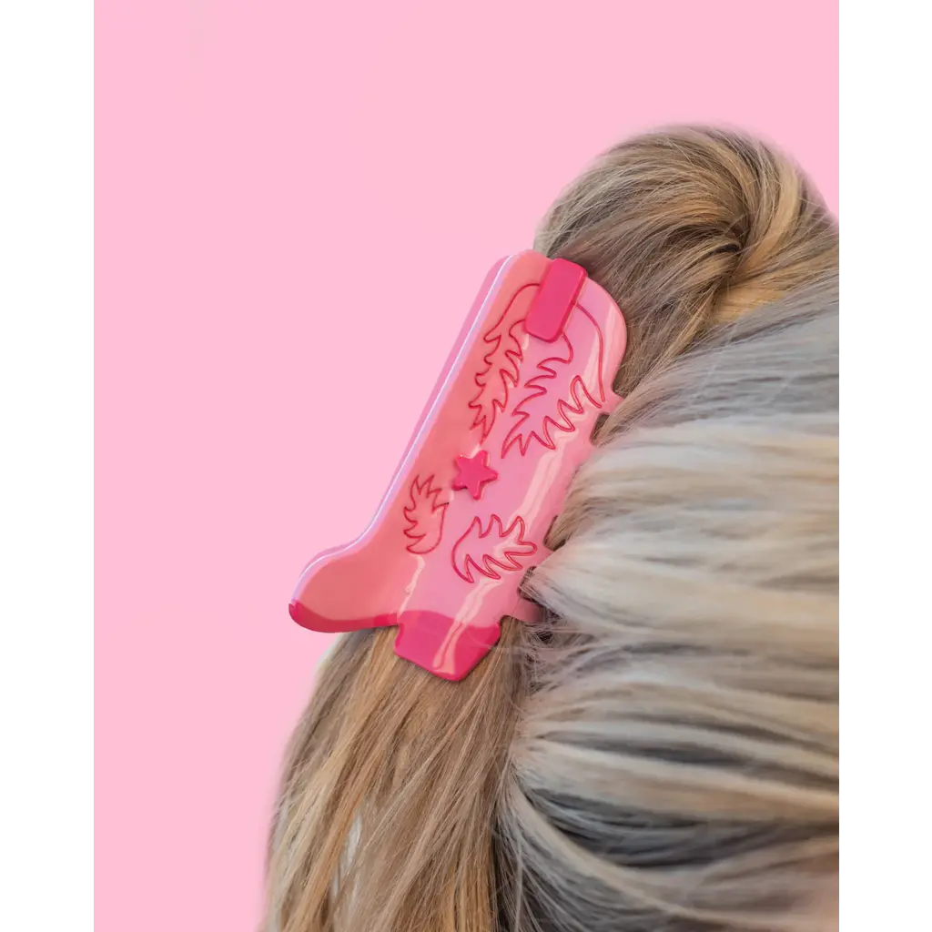 Packed Party Boot Scoot Claw Clip