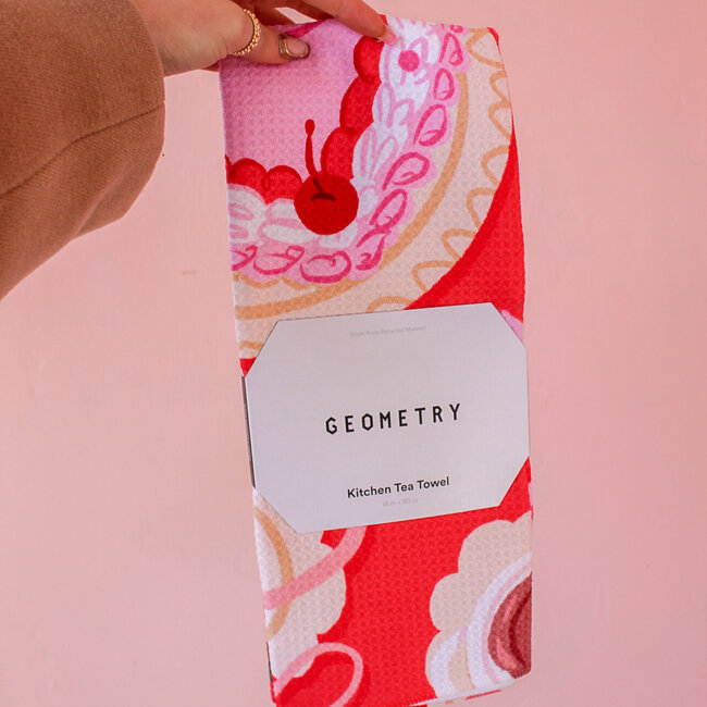 Food of Love Geometry Towel