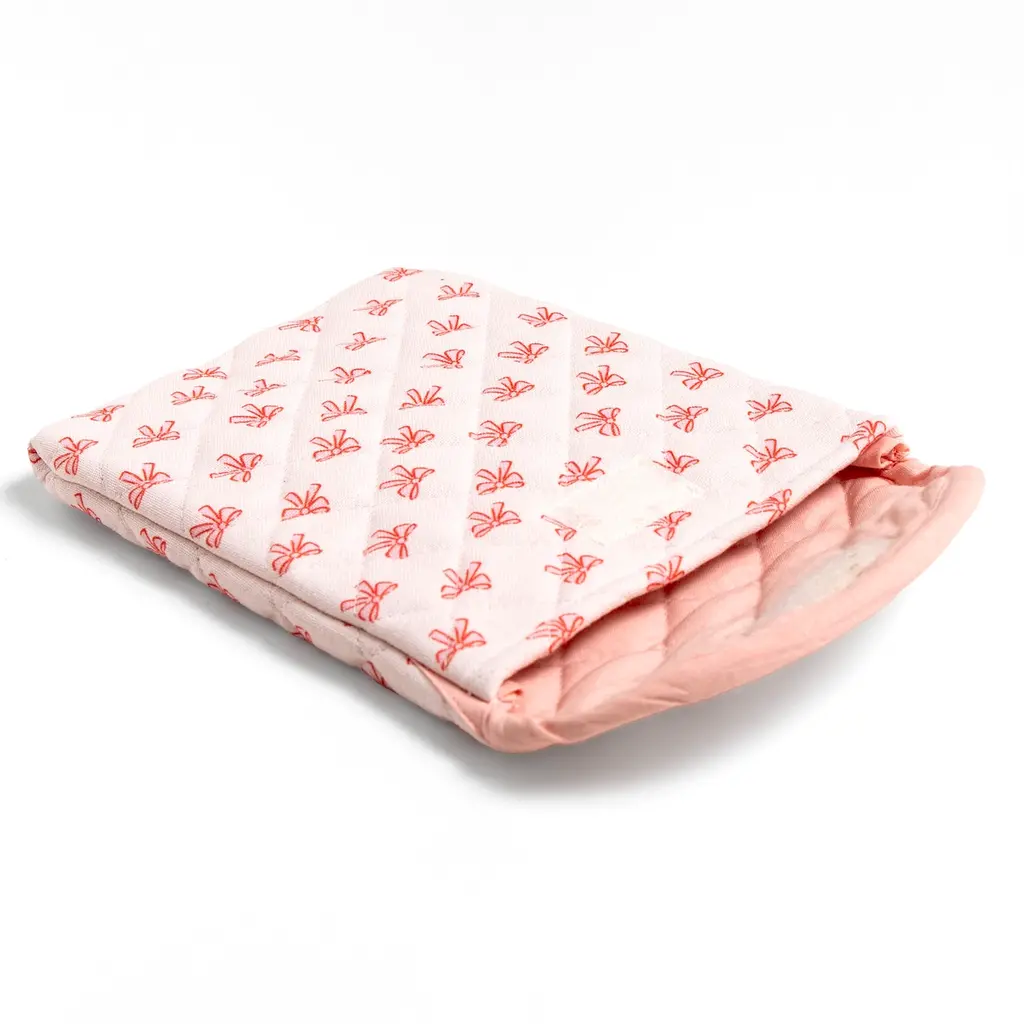 Pink Coquette Bows Quilted E-Reader Case