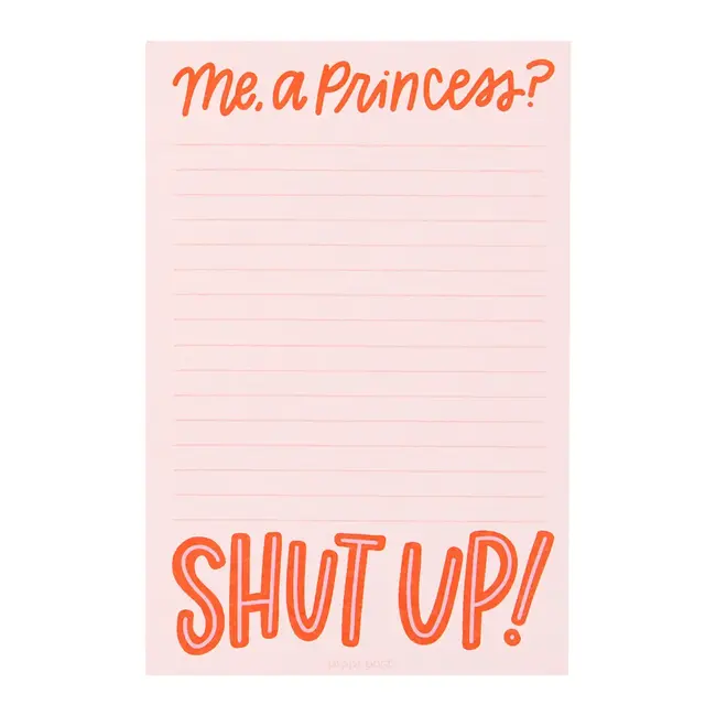 Me, A Princess? Notepad