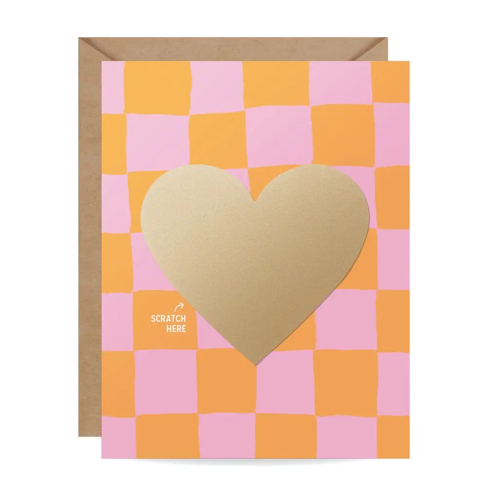 Inklings Scratch Off  Girl Math Birthday Card