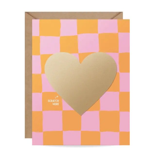 Scratch Off  Girl Math Birthday Card