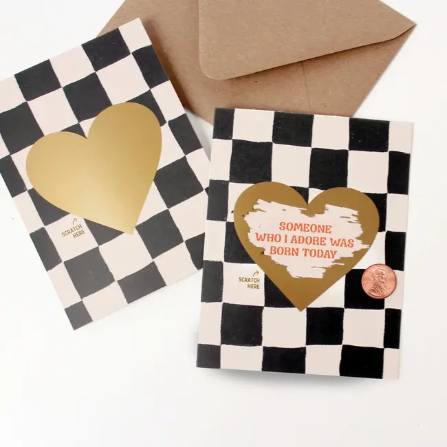 Scratch Off  Someone I Adore Card