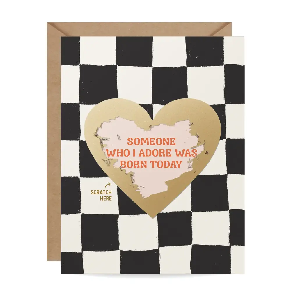 Inklings Scratch Off  Someone I Adore Card