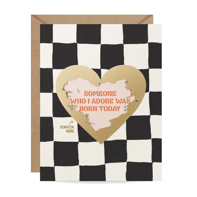 Scratch Off  Someone I Adore Card