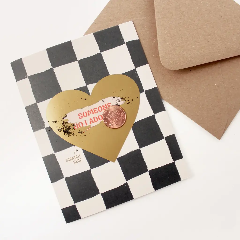 Inklings Scratch Off  Someone I Adore Card