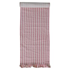 Hazel Mazel Pink Striped Cotton Table Runner