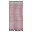 Pink Striped Cotton Table Runner