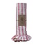 Pink Striped Cotton Table Runner