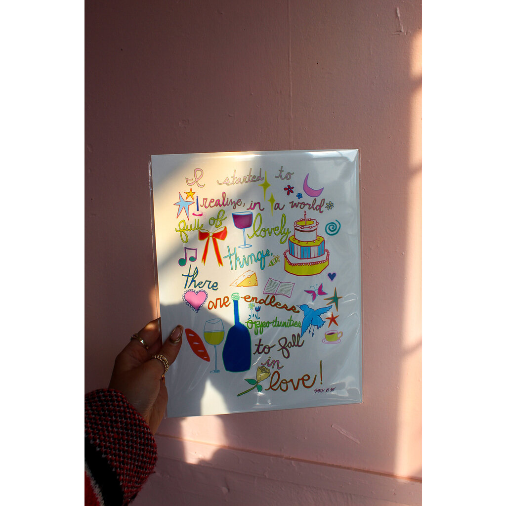 Lovely Things Print by Intuitive Creative