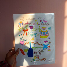 Lovely Things Print by Intuitive Creative