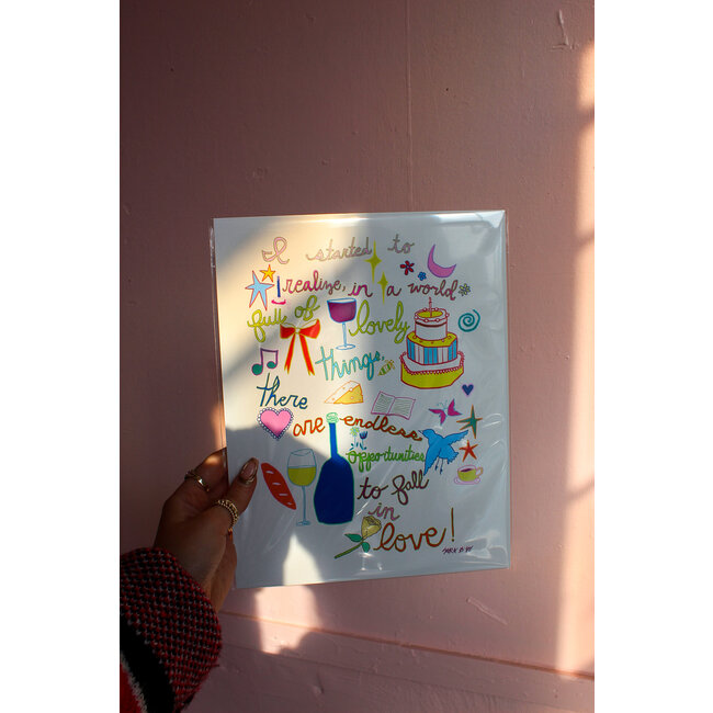 Lovely Things Print by Intuitive Creative