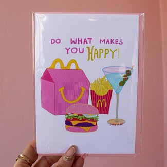The Adult Happy Meal Card