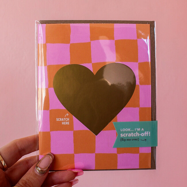 Scratch Off  Girl Math Birthday Card