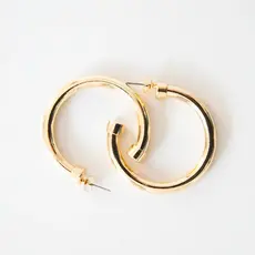 Gold Midi Hoo Hoops