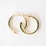 Gold Midi Hoo Hoops