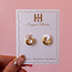 14mm Gold Huggie Earrings