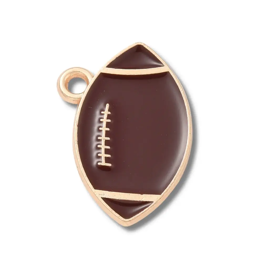 Flat Football Charm