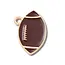 Flat Football Charm